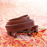 A Very Personal Leather Dog Leash