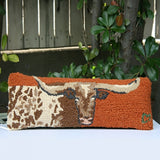 Longhorn Pillow - Narrow