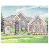 Custom Watercolor House Portraits