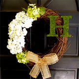 Personalized Initial Wreath